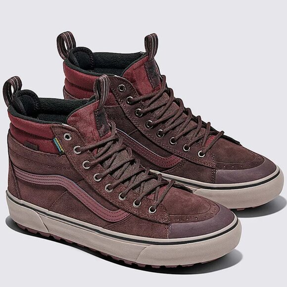 Vans Sk8-Hi MTE Primaloft All Terrain Waterproof Shoes Boots Chocolate SZ 13 NEW - Picture 12 of 16